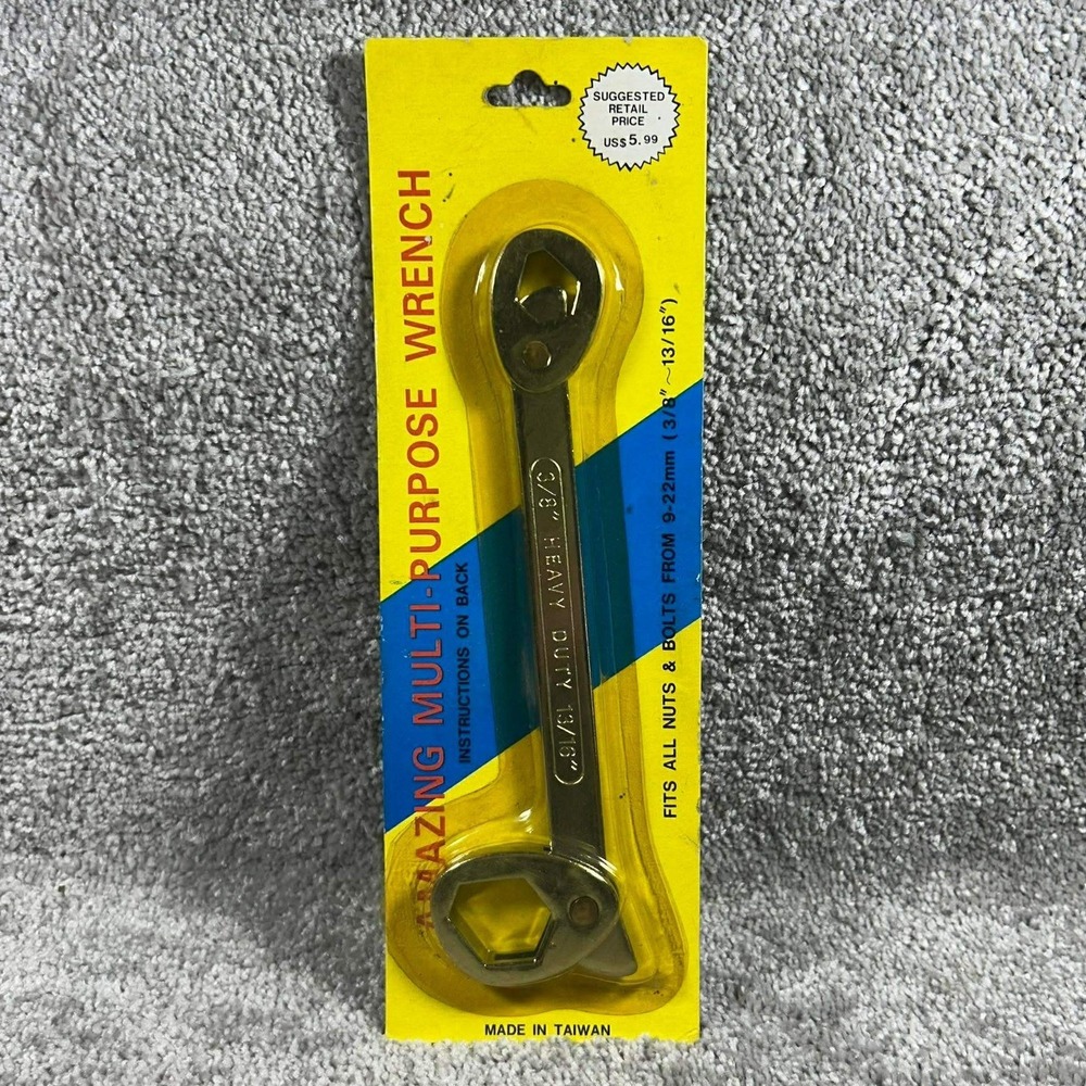 Amazing All Purpose Multi Wrench Self Adjusting Ratchet 3/8" - 13/16" New